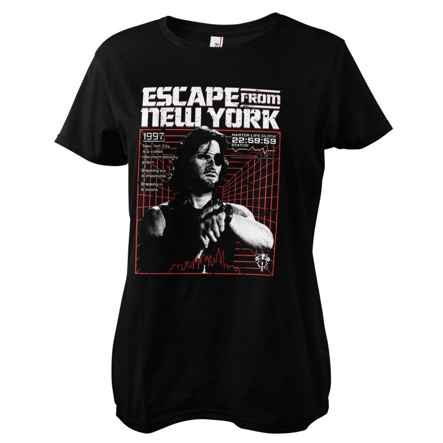Kvinna Shirtstore | Escape From N.Y. 1997 Girly Tee Black