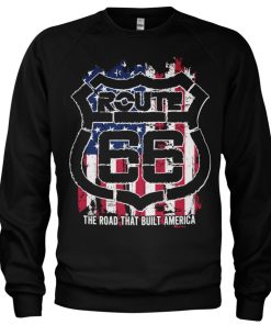 Mann Shirtstore | Route 66 America Sweatshirt Black
