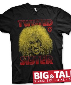 Mann Shirtstore | Twisted Sister - Dee Snider Big & Tall T-Shirt Black