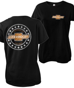 Kvinna Shirtstore | Chevrolet Racing Girly Tee Black