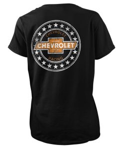 Kvinna Shirtstore | Chevrolet Racing Girly Tee Black