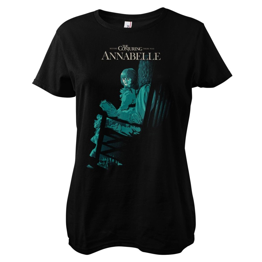 Kvinna Shirtstore | Annabelle Girly Tee Black