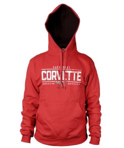 Mann Shirtstore | Corvette - American Muscles Hoodie Red