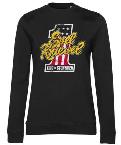 Kvinna Shirtstore | King Of Stuntmen Girly Sweatshirt Black