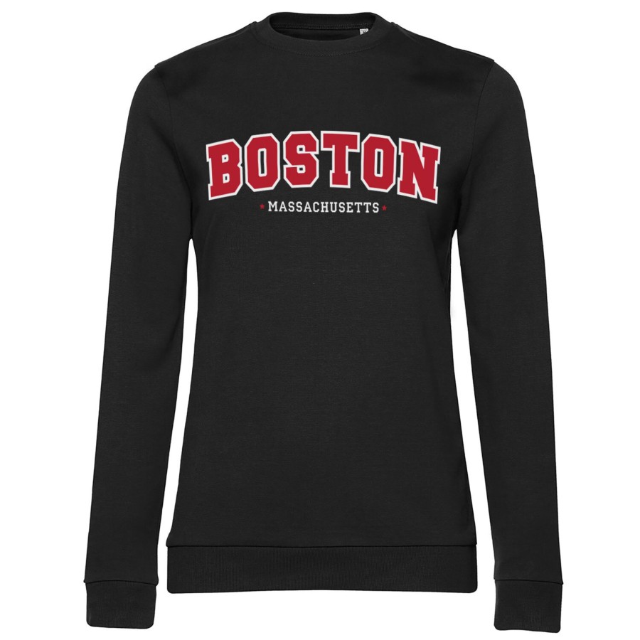 Kvinna Shirtstore | Boston - Massachusetts Girly Sweatshirt