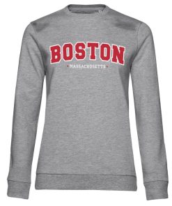 Kvinna Shirtstore | Boston - Massachusetts Girly Sweatshirt
