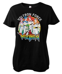 Kvinna Shirtstore | Voltron Force Girly Tee Black