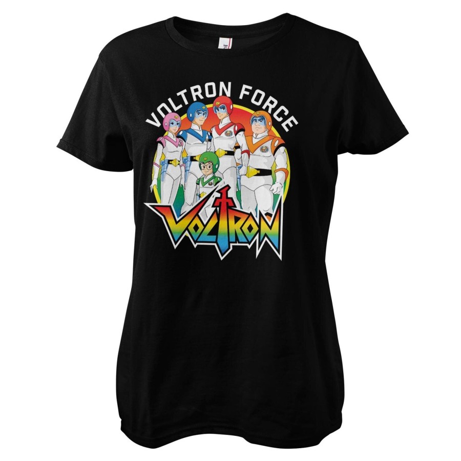 Kvinna Shirtstore | Voltron Force Girly Tee Black