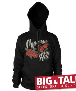 Mann Shirtstore | Cypress Hill Flower Big & Tall Hoodie Black