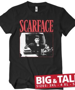 Mann Shirtstore | Tony Montana - The Power Big & Tall T-Shirt Black