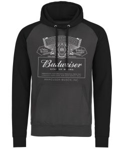 Mann Shirtstore | Budweiser White Logo Baseball Hoodie