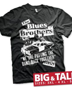 Mann Shirtstore | Blues Brothers - Band Back Together Big & Tall Tee Black