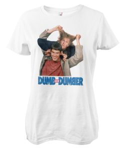 Kvinna Shirtstore | Dumb And Dumber Washed Poster Girly Tee White