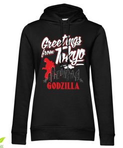 Kvinna Shirtstore | Greetings From Tokyo Girls Hoodie Black