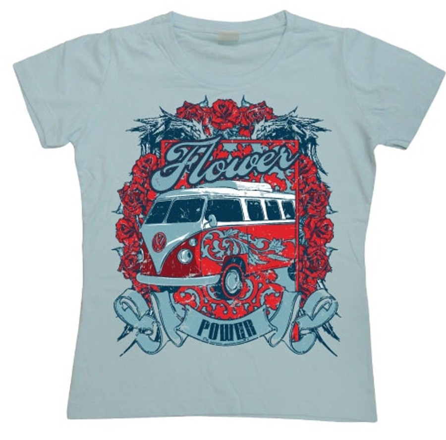 Kvinna Shirtstore | Flower Power Van Girly Tee
