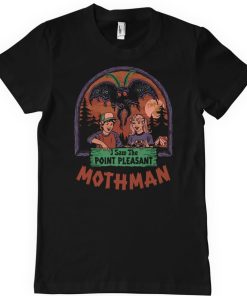 Mann Shirtstore | I Saw The Point Pleasant Mothman T-Shirt Black