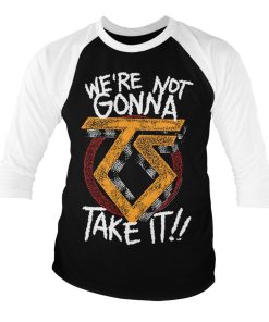 Mann Shirtstore | We'Re Not Gonna Take It Baseball 3/4 Sleeve Tee White-Black