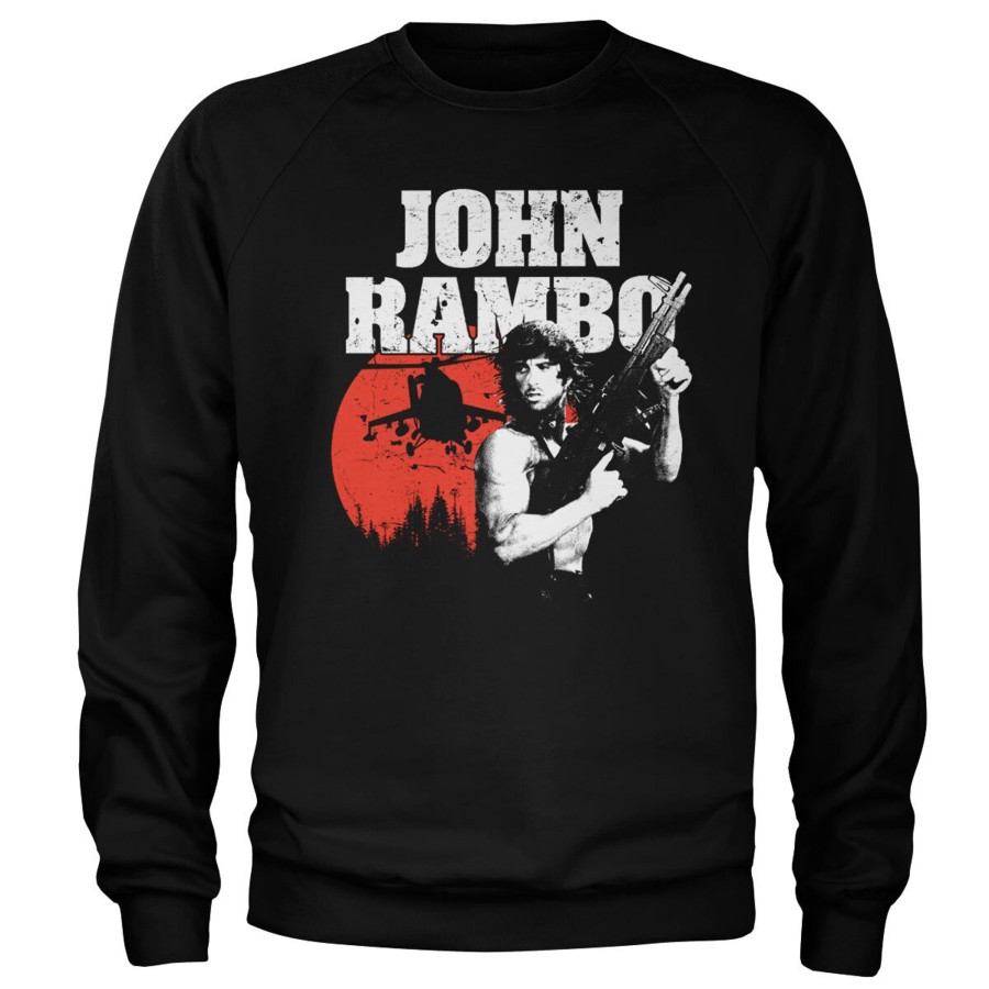 Mann Shirtstore | John Rambo Sweatshirt Black