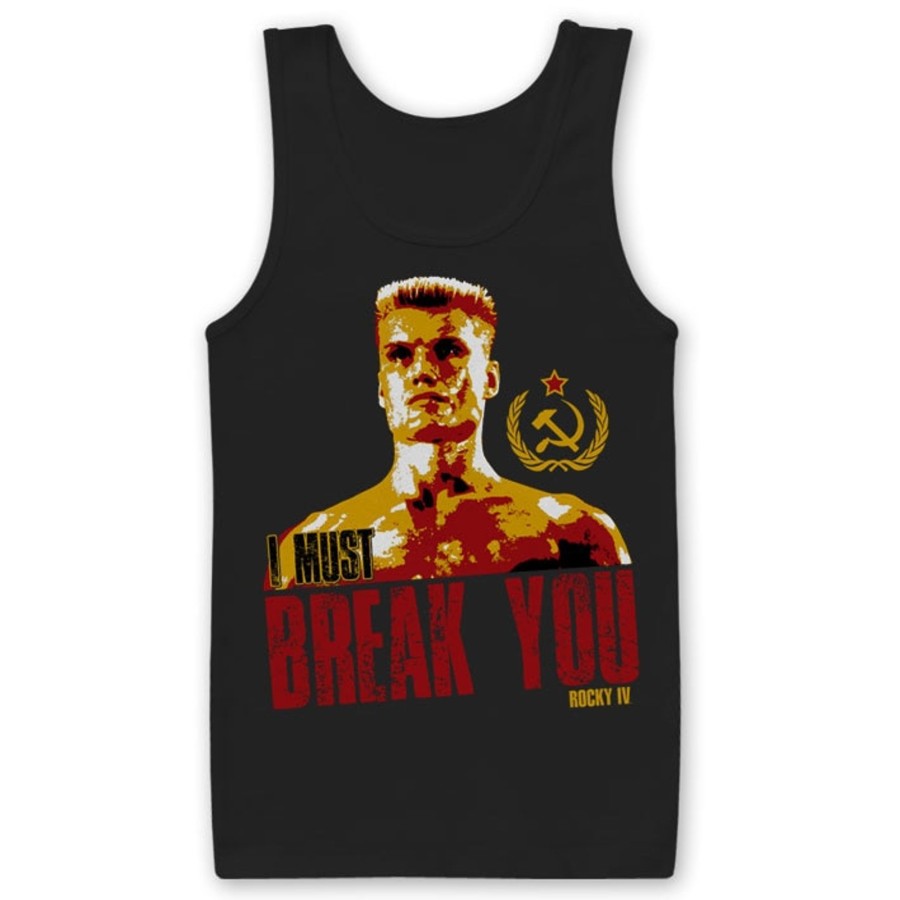 Mann Shirtstore | Rocky - I Must Break You Tank Top Black