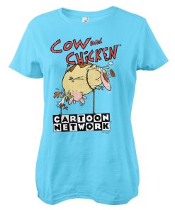 Kvinna Shirtstore | Cow And Chicken Balloon Girly Tee