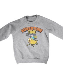 Barn Shirtstore | Adventure Time Kids Sweatshirt Heathergrey