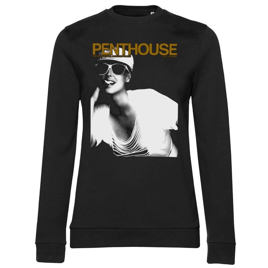 Kvinna Shirtstore | Penthouse June 1988 Cover Girly Sweatshirt Black
