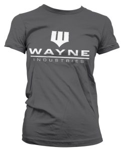Kvinna Shirtstore | Batman - Wayne Industries Logo Girly Tee