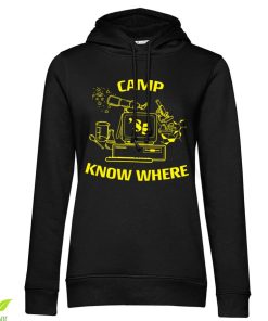 Kvinna Shirtstore | Camp Know Where Girls Hoodie Black