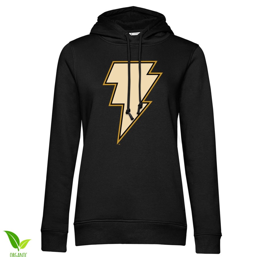 Kvinna Shirtstore | Adam - Lightning Logo Girls Hoodie Black