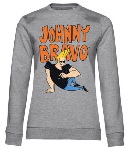 Kvinna Shirtstore | Johnny Bravo Girly Sweatshirt Heathergrey