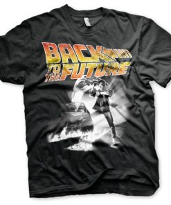 Mann Shirtstore | Back To The Future Poster T-Shirt Black