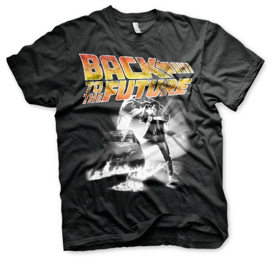 Mann Shirtstore | Back To The Future Poster T-Shirt Black