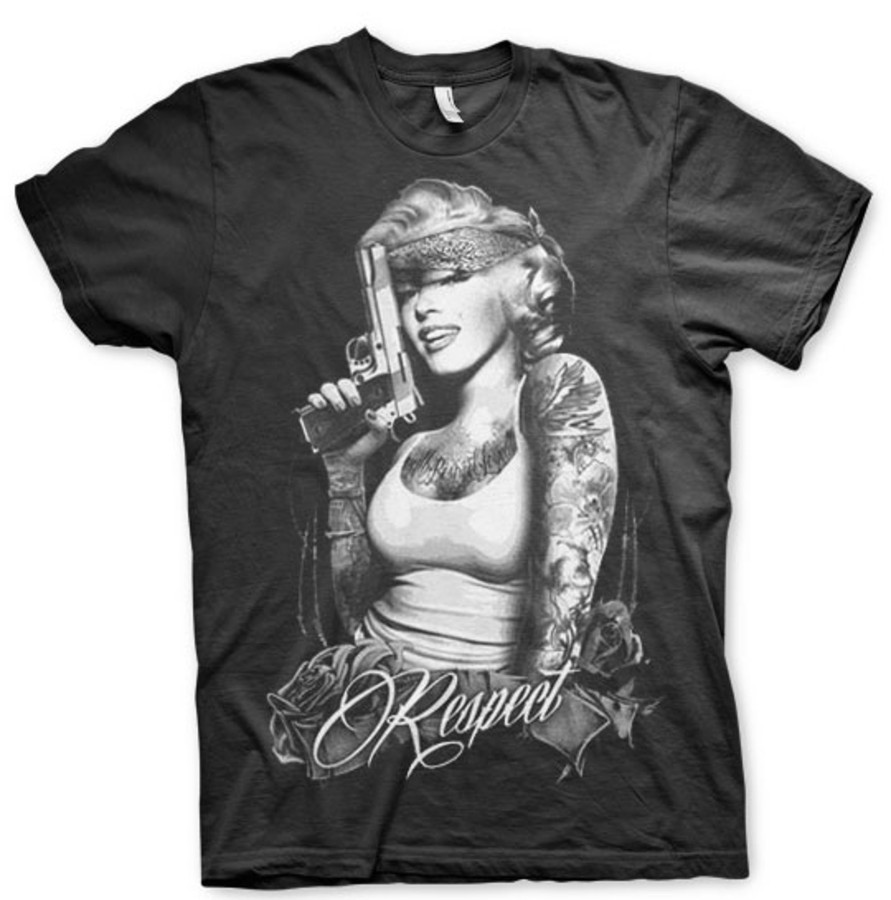Mann Shirtstore | Monroe Respect T-Shirt Black