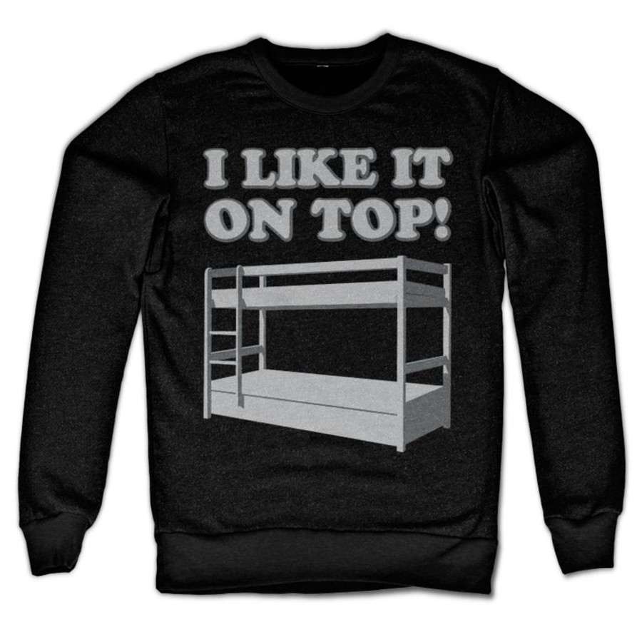 Mann Shirtstore | I Like It On Top Sweatshirt Black