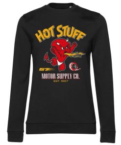 Kvinna Shirtstore | Hot Stuff - Motor Supply Co Girly Sweatshirt Black