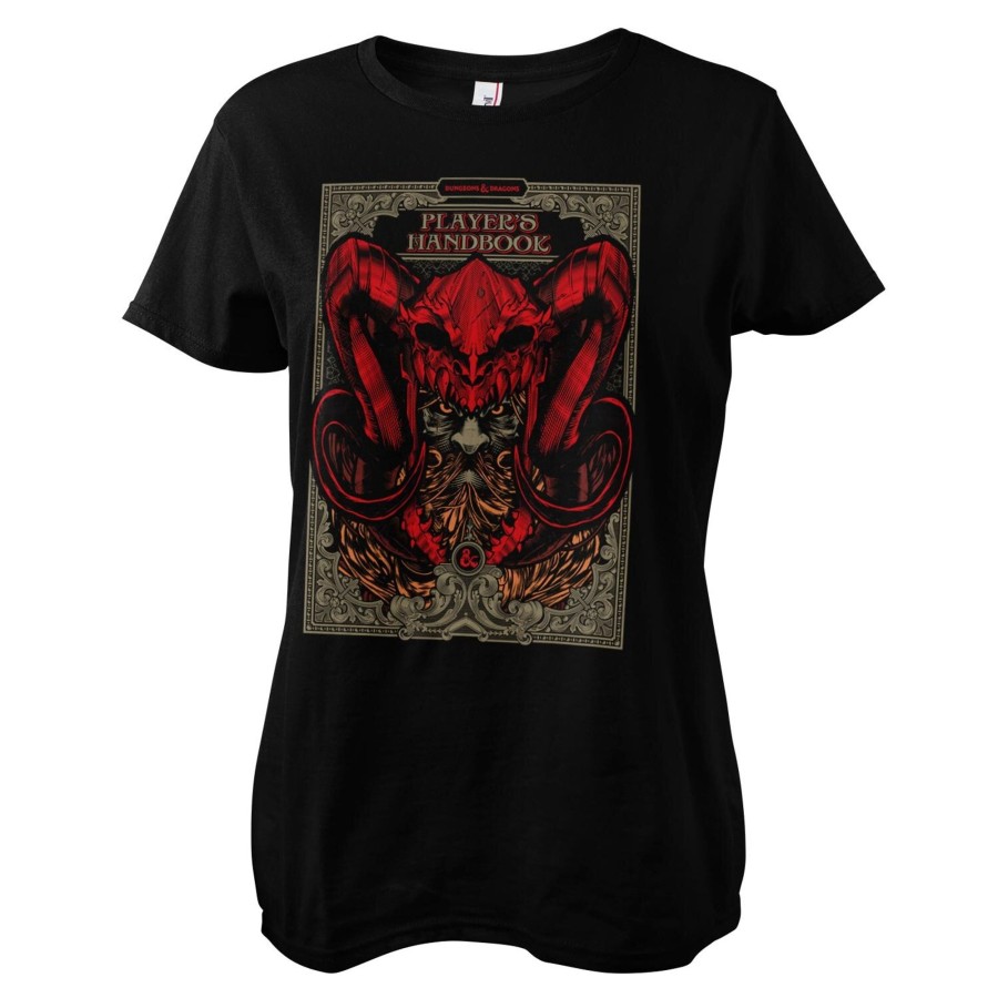 Kvinna Shirtstore | Player'S Handbook Girly Tee Black