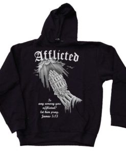 Mann Shirtstore | Afflicted Hoodie Black