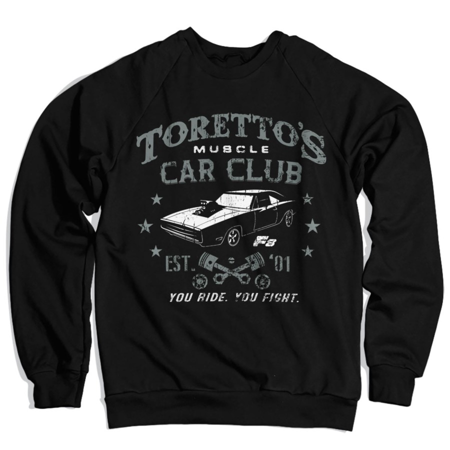 Mann Shirtstore | Toretto'S Muscle Car Club Sweatshirt Black