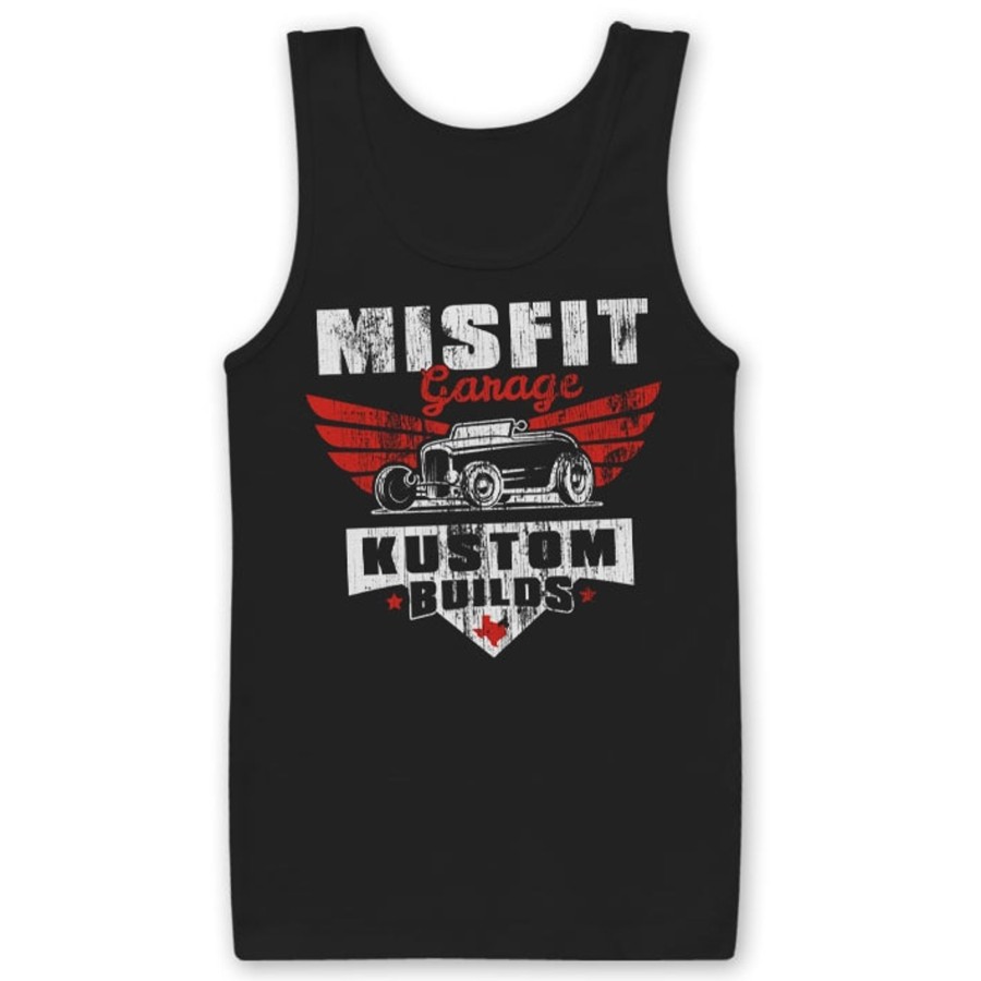Mann Shirtstore | Misfit Garage - Kustom Builds Tank Top Black