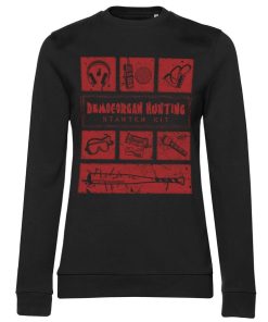 Kvinna Shirtstore | Demogorgan Hunter Starter Kit Girly Sweatshirt Black