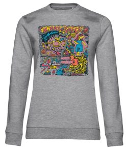 Kvinna Shirtstore | Killer Acid - X-Ray Specs Girly Sweatshirt Heathergrey