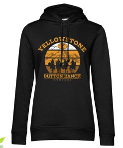 Kvinna Shirtstore | Yellowstone Cowboys Girls Hoodie Black