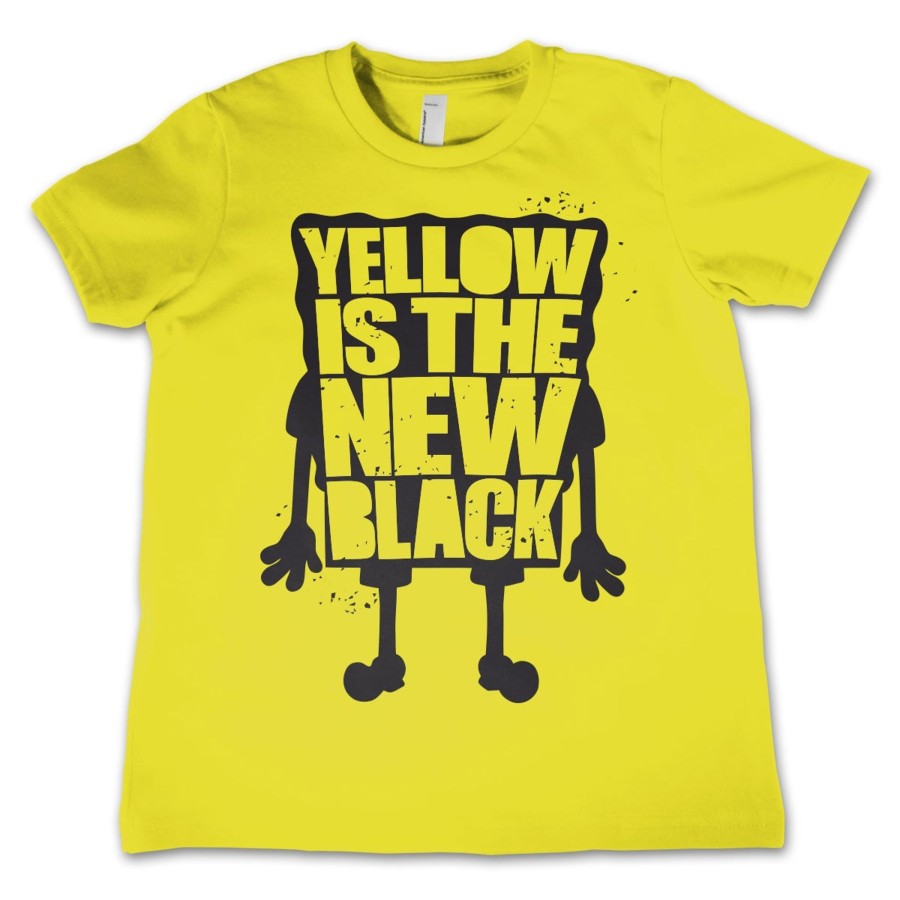 Barn Shirtstore | Is The New Black Kids T-Shirt Yellow