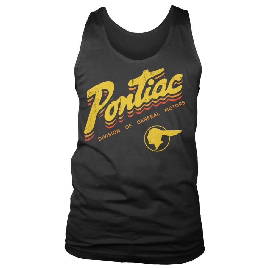 Mann Shirtstore | Pontiac Division Of General Motors Tank Top Black