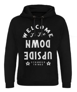 Mann Shirtstore | Welcome To The Upside Down Epic Hoodie Black