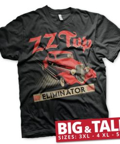 Mann Shirtstore | Zz-Top Eliminator Big & Tall T-Shirt Black