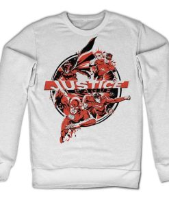Mann Shirtstore | Justice League Heroes Sweatshirt White