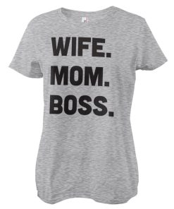 Kvinna Shirtstore | Wife - Mom - Boss Girly Tee
