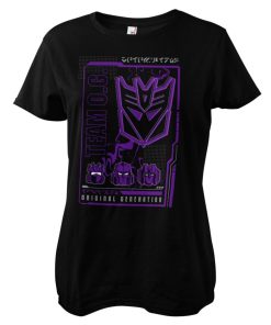 Kvinna Shirtstore | Decepticon Original Generation Girly Tee Black