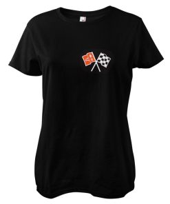 Kvinna Shirtstore | Corvette C2 Stingray Girly Tee Black